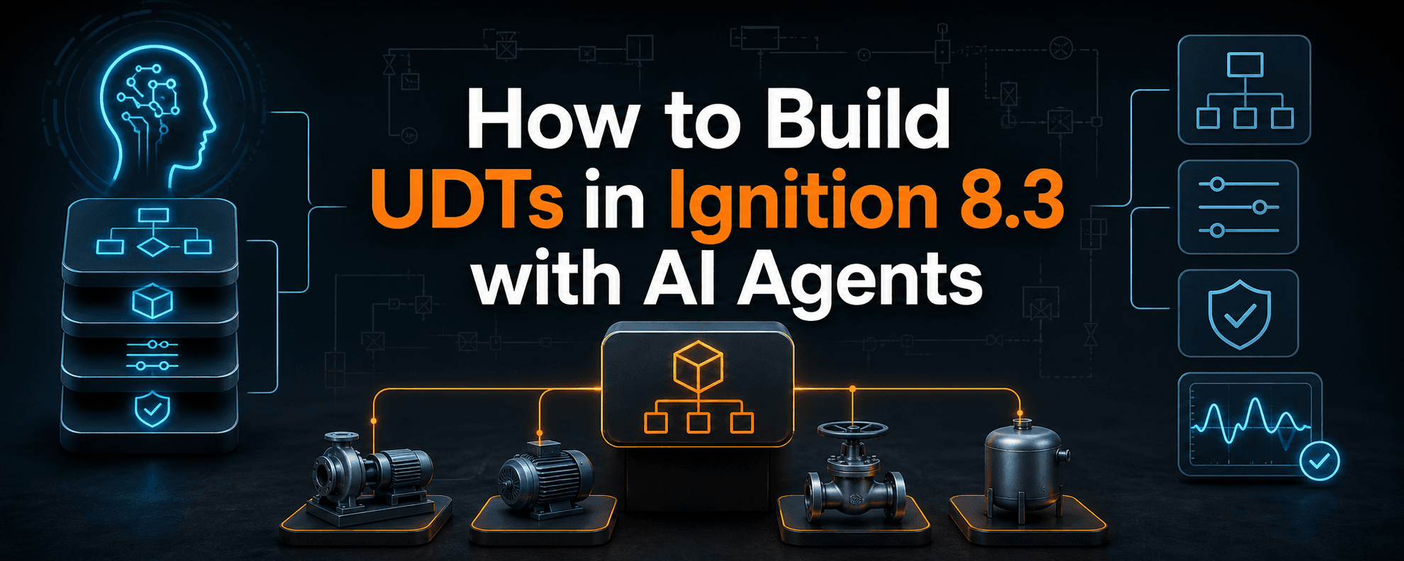 Industrial UDT hierarchy and validation workflow for an AI agent working with Ignition 8.3.