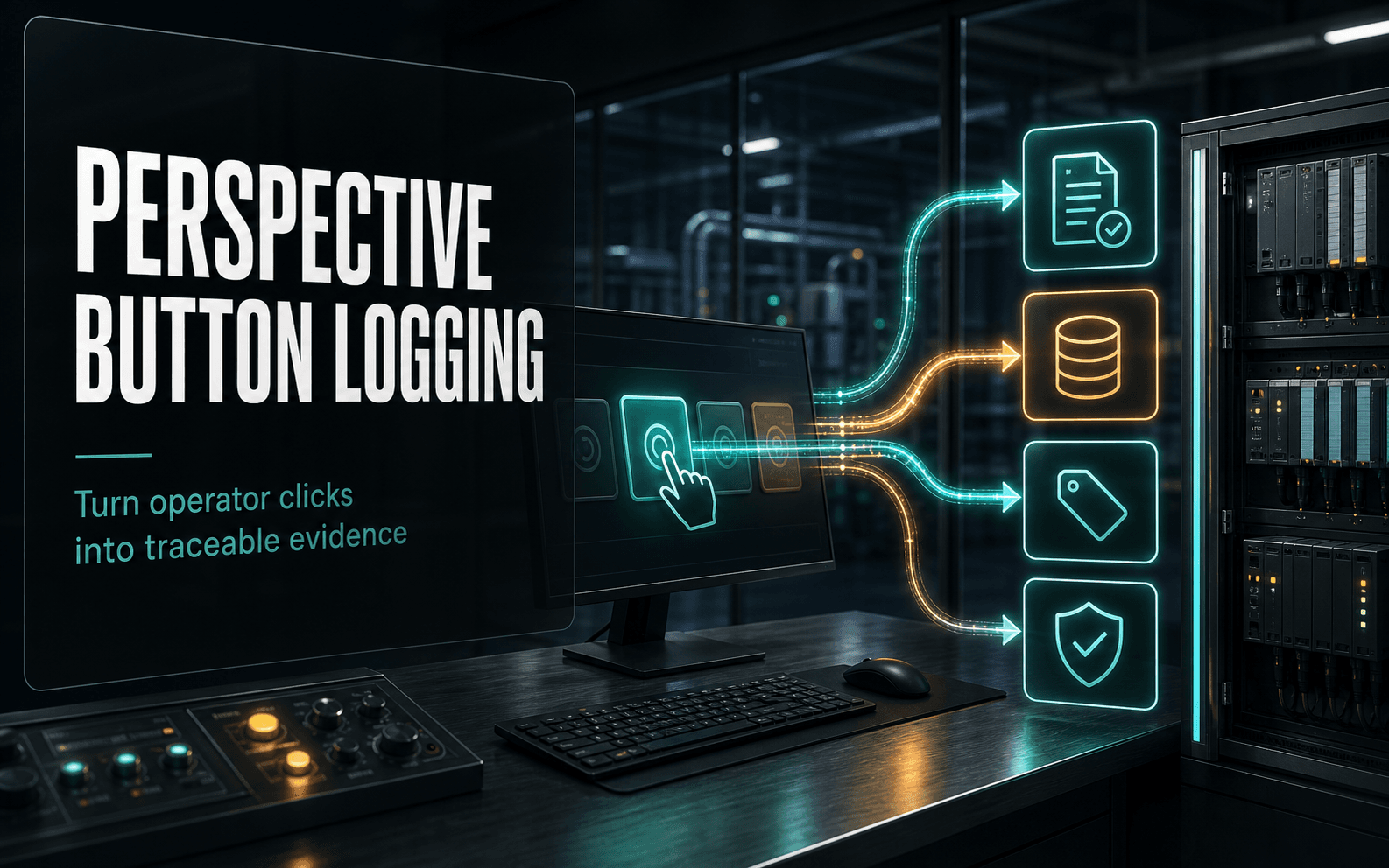 Perspective Button Logging